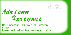adrienn hartyani business card